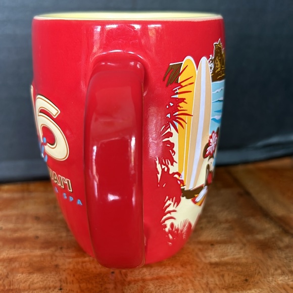 DISNEY AULANI Resort & Spa 2016 Mug Donald Goofy Surfing & Mickey & Minnie - Picture 5 of 9